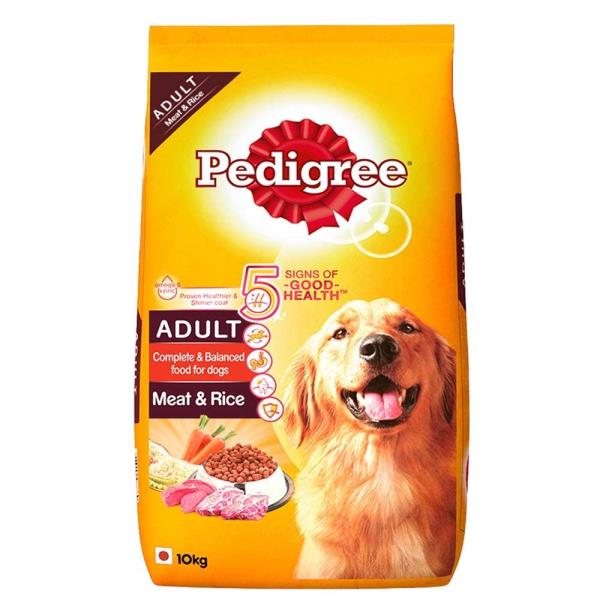 Pedigree Adult Dry Dog Food, Meat and Rice